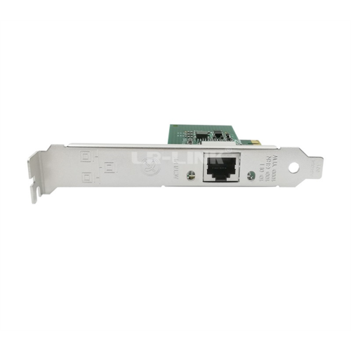 LR-Link NIC PCIe x1, 1 x 1G, Base-T, Intel I210 chipset (FH+LP)