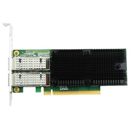 LR-Link NIC PCIe 4.0 x16, 2 x 100G, QSFP28, Intel E810 chipset (FH+LP)