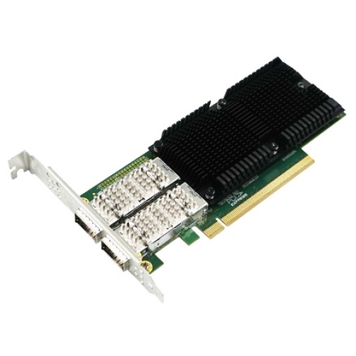 LR-Link NIC PCIe 4.0 x16, 2 x 100G, QSFP28, Intel E810 chipset (FH+LP)