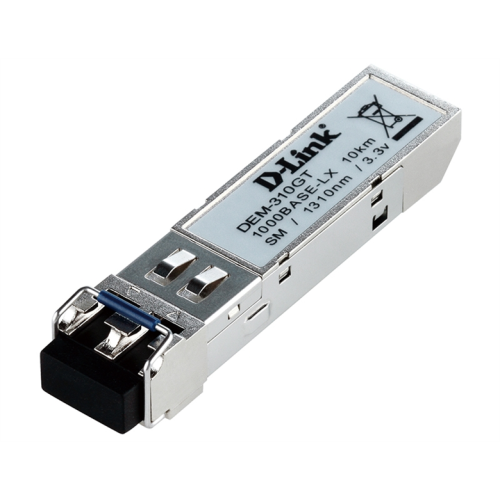 D-Link SFP Transceiver, 1000Base-LX, Duplex LC, 1310nm, Single-mode, 10KM