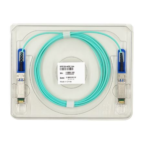 LR-Link Active Optical Cable 25Gb SFP28 to SFP28, 3 m, multimode 850 nm