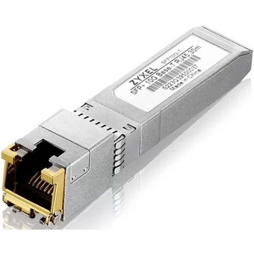 SFP-трансивер Zyxel SFP10G-T с портом 10G RJ-45 (10G Base-T), для кабеля Cat6a/7 до 30 м