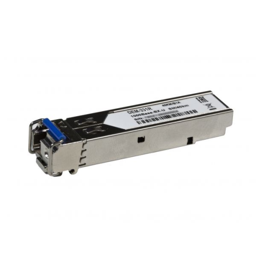 D-Link WDM SFP Transceiver, 1000Base-BX-U, Simplex LC, TX: 1310nm, RX: 1550nm, Single-mode, 40KM
