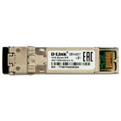 D-Link SFP+ Transceiver, 10GBase-ER, Duplex LC, 1550nm, Single-mode, 40KM
