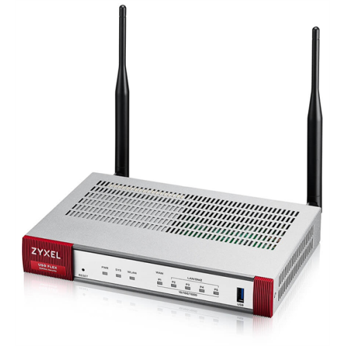 Межсетевой экран и Wi-Fi контроллер Zyxel USG FLEX 100AX, 1xWAN GE, 4xLAN/DMZ GE, Wi-Fi 6 (AX1800), 1xUSB3.0, AP Controller (8/24), NebulaFlex **