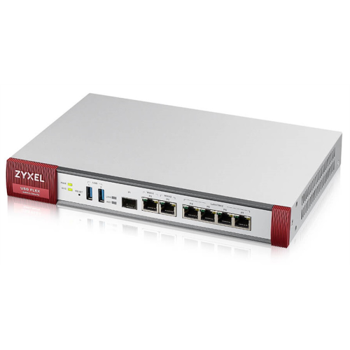Межсетевой экран и Wi-Fi контроллер Zyxel USG FLEX 200 с подписками на 1 год (AS,AV,CF,IDP, SecuReporter), Rack, 3xWAN GE (2xRJ-45 и 1xSFP), 4xLAN/DMZ GE, 2xUSB3.0, AP Controller (8/40), NebulaFlex Pr