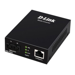 D-Link Media Converter 100Base-TX to 100Base-FX, SC, Single-mode, 1310nm, 60KM, Stand-alone