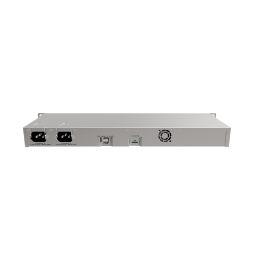 MikroTik RouterBOARD 1100AHx4 Dude Edition with Annapurna Alpine AL21400 Cortex A15 CPU (4-cores, 1.4GHz per core), 1GB RAM, 13xGbit LAN, 60GB M.2 drive, RouterOS L6, 1U rackmount case, Dual PSU