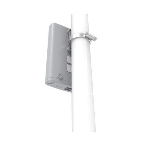 MikroTik PowerBOX with 650MHz CPU, 64MB RAM, 5xLAN (four with PoE out), RouterOS L4, outdoor case, PSU, PoE, mounting set