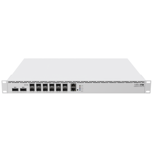 MikroTik Cloud Core Router 2216-1G-12XS-2XQ with Amazon Annapurna Labs Alpine v3 AL73400 CPU (16-cores, 2GHz per core) and Marvell Prestera Aldrin2 switch-chip, 16GB RAM, 2x100G QSFP cages, 14x25G SFP