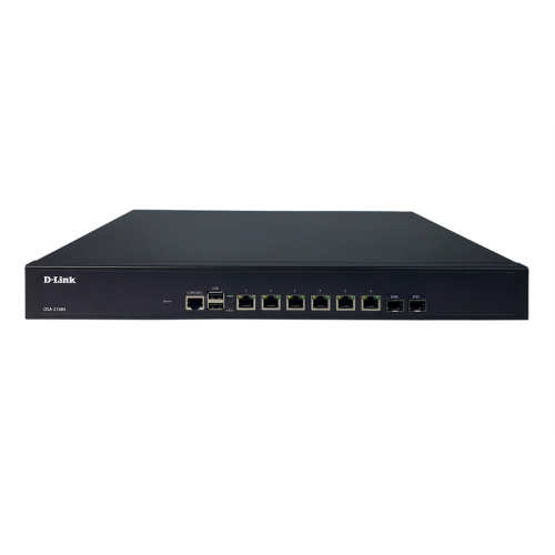 D-Link Service Router, 6x1000Base-T,  2x1000Base-X SFP, 2xUSB ports, RJ45 Console