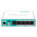 MikroTik hEX lite with 850MHz CPU, 64MB RAM, 5 LAN ports, RouterOS L4, plastic case, PSU MikroTik hEX lite with 850MHz CPU, 64MB RAM, 5 LAN ports, RouterOS L4, plastic case, PSU
