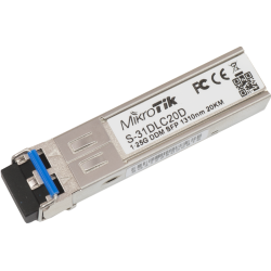 MikroTik SFP module 1.25G SM 20km 1310nm Dual LC-connector
