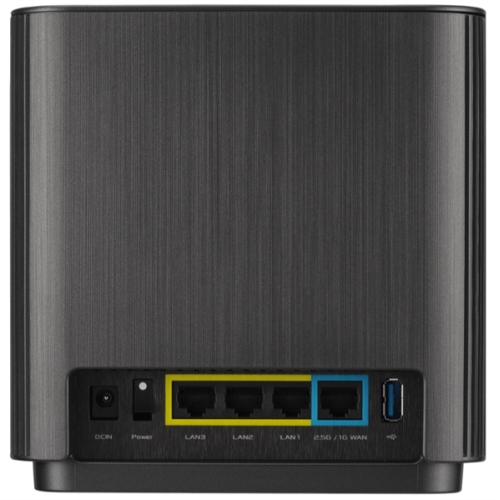 ASUS XT9(B-1-PK)//1 access point /802.11b/g/n/ac/ax, 574 + 4804Mbps, 2,4 + 5 gGz, black ; 90IG0740-MO3B50