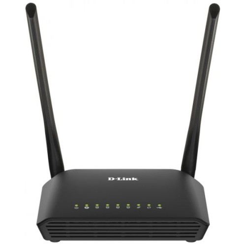 D-Link N300 Wi-Fi Router, 100Base-TX WAN, 4x100Base-TX LAN, 2x5dBi external antennas, USB port, 3G/LTE support