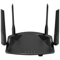 D-Link AX1800 Wi-Fi 6 Router, 1000Base-T WAN, 3x1000Base-T LAN, 4x5dBi external antennas
