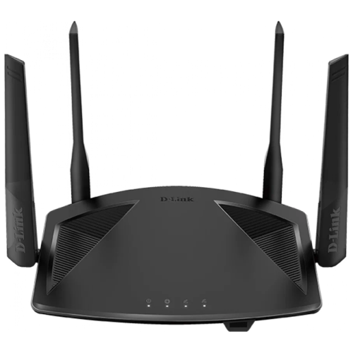 D-Link AX1800 Wi-Fi 6 Router, 1000Base-T WAN, 3x1000Base-T LAN, 4x5dBi external antennas
