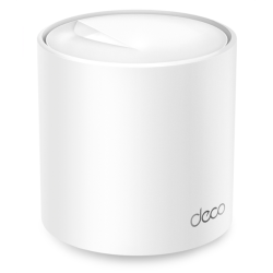 TP-Link Deco X50(1-pack), AX3000 Домашняя Mesh Wi-Fi 6 система, 1 устройство, до 574 Мбит/с на 2,4 ГГц + до 2402 Мбит/с на 5 ГГц, 2 встр. антенны, 3 гиг. порта (WAN/LAN)