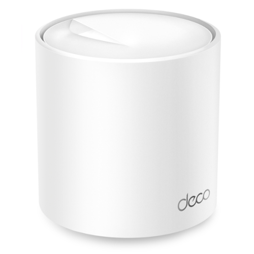 TP-Link Deco X50(1-pack), AX3000 Домашняя Mesh Wi-Fi 6 система, 1 устройство, до 574 Мбит/с на 2,4 ГГц + до 2402 Мбит/с на 5 ГГц, 2 встр. антенны, 3 гиг. порта (WAN/LAN)