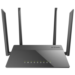 D-Link AC1200 Wi-Fi Router, 1000Base-T WAN, 4x100Base-TX LAN, 4x5dBi external antennas