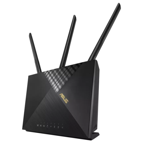 ASUS 4G-AX56//802.11ax, LTE, 6574+ 1201 Мb/s, 2,4 + 5 gGz, 2 antennas LTE, 2 antenna Wi-FI, USB, GBT LAN ; 90IG06G0-MO3110