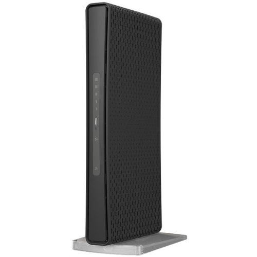 MikroTik hAP ac3 with 4-core 716 MHz CPU, 256MB RAM, 5 x Gigabit LAN (PoE-out on port#5), two wireless interfaces (built-in 2.4Ghz 802.11b/g/n two chain, built-in 5Ghz 802.11ac two chain), 3dBi 2.4GHz