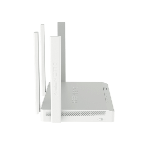 Keenetic Sprinter (KN-3710), Гигабитный интернет-центр с Mesh Wi-Fi 6 AX1800, 4-портовым Smart-коммутатором и переключателем режима роутер/ретранслятор