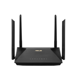 ASUS RT-AX53U// 802.11b/g/n/ac/ax, 574 + 1201 Mbps, 2,4 + 5 gGz, 4 antenna, USB ; 90IG06P0-MO3500