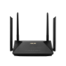 ASUS RT-AX53U// 802.11b/g/n/ac/ax, 574 + 1201 Mbps, 2,4 + 5 gGz, 4 antenna, USB ; 90IG06P0-MO3500