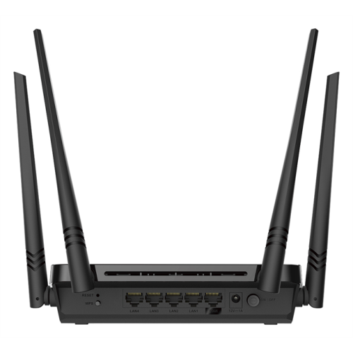 D-Link AC1200 Wi-Fi EasyMesh Router, 100Base-TX WAN, 4x100Base-TX LAN, 4x5dBi external antennas