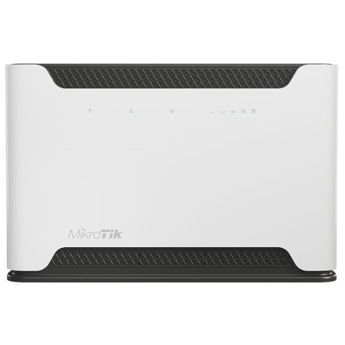 MikroTik Chateau LTE12 kit with 716MHz four core CPU, 256MB RAM, 5 x Gigabit LAN, two wireless interfaces (built-in 2.4Ghz 802.11b/g/n two chain wireless with integrated antennas, built-in 5Ghz 802.11