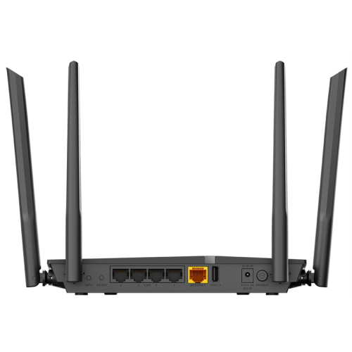 D-Link AC1200 Wi-Fi Router, 1000Base-T WAN, 4x1000Base-T LAN, 4x5dBi external antennas, USB port, 3G/LTE support