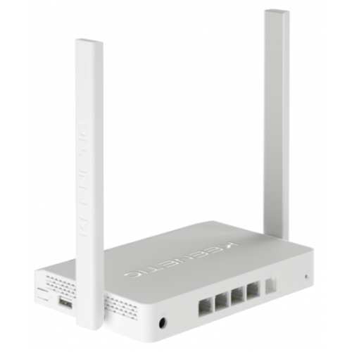 Keenetic DSL (KN-2010), Интернет-центр с модемом VDSL2/ADSL2+, Mesh Wi-Fi N300, 4-портовым Smart-коммутатором и портом USB