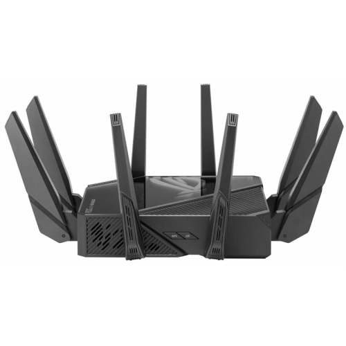 ASUS ROG GT-AXE16000 // 802.11 a/b/g/n/ac/ax 1148 + 4804Mbps, 2,4 + 5 gGz, 8 antenna, USB, GBT LAN ; 90IG06W0-MU2A10