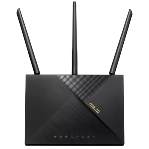 ASUS 4G-AX56//802.11ax, LTE, 6574+ 1201 Мb/s, 2,4 + 5 gGz, 2 antennas LTE, 2 antenna Wi-FI, USB, GBT LAN ; 90IG06G0-MO3110