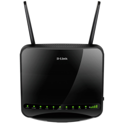 D-Link AC1200 Wi-Fi LTE Router, 1000Base-T WAN, 4x1000Base-T LAN, 2x3dBi detachable LTE antennas, 4x3dBi internal Wi-Fi antennas, SIM slot, FXS port