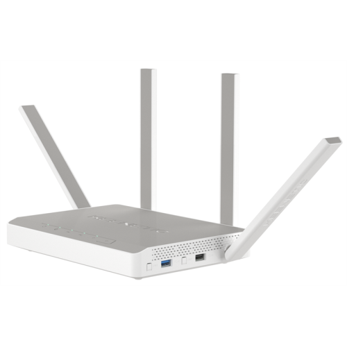 Keenetic Giga (KN-1011), Гигабитный интернет-центр с двухдиапазонным Mesh Wi-Fi 6 AX1800, усилителем сигнала и анализатором спектра Wi-Fi, 5-портовым Smart-коммутатором, портами SFP, USB 3.0 и 2.0