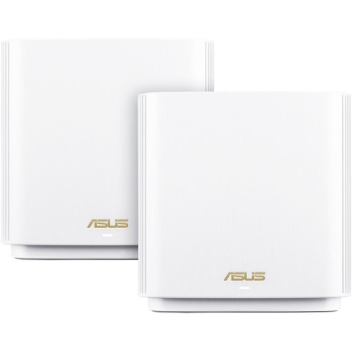 ASUS XT8 (W-2-PK) //2 access point, 802.11b/g/n/ac/ax, 574 + 4804Mbps, 2,4 + 5 gGz, white ; 90IG0590-MO3G40