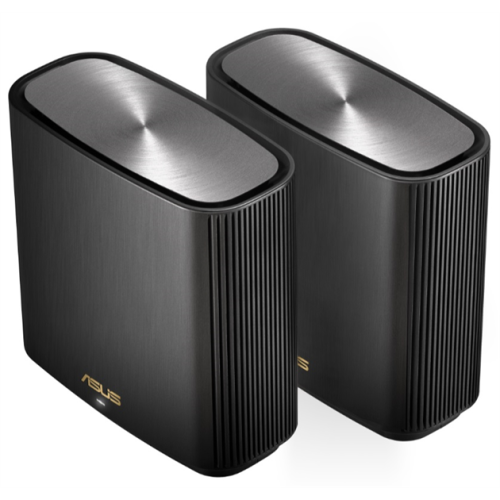 ASUS XT9(B-2-PK)//2 access point, 802.11b/g/n/ac/ax, 574 + 4804Mbps, 2,4 + 5 gGz, black ; 90IG0740-MO3B30