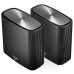 ASUS XT9(B-2-PK)//2 access point, 802.11b/g/n/ac/ax, 574 + 4804Mbps, 2,4 + 5 gGz, black ; 90IG0740-MO3B30