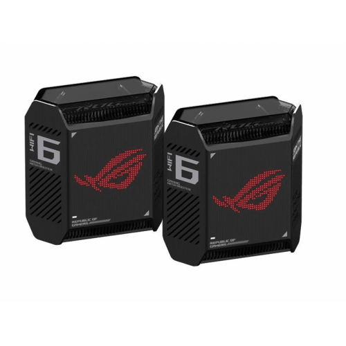 ASUS ROG GT6(B-2-PK)//2 access point /802.11ax, 574 + 4804Mbps, 2,4 + 5 gGz, black ; 90IG07F0-MU9A20