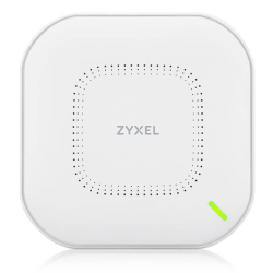 Точка доступа Zyxel NebulaFlex NWA210AX, WiFi 6, 802.11a/b/g/n/ac/ax (2,4 и 5 ГГц), MU-MIMO, антенны 4x4 , до 575+2400 Мбит/с, 1xLAN 2.5GE, 1xLAN GE, PoE, защита от 4G/5G, БП в комплекте