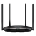 MERCUSYS AX3000 Двухдиапазонный Wi-Fi 6 роутер, до 574 Мбит/с на 2,4 ГГц + до 2402 Мбит/с на 5 ГГц,  4 фиксированные внешние антенны, 3 гигабитных порта LAN, 1 гигабитный порт WAN