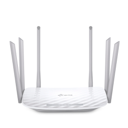 TP-Link Archer C86, AC1900 Двухдиапазонный Wi Fi роутер, до 600 Мбит/с на 2,4 ГГц + до 1300 Мбит/с на 5 ГГц, 6 антенн, 1 гигабитный порт WAN + 4 гигабитных порта LAN