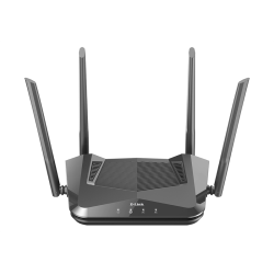 D-Link AX1500 Wi-Fi 6 Router, 1000Base-T WAN, 3x1000Base-T LAN, 4x5dBi external antennas