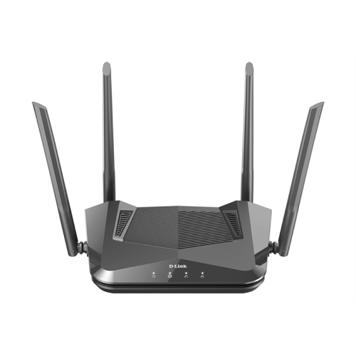 D-Link AX1500 Wi-Fi 6 Router, 1000Base-T WAN, 3x1000Base-T LAN, 4x5dBi external antennas
