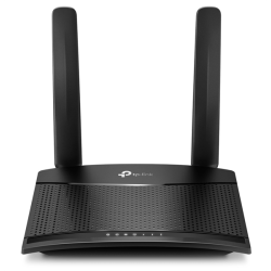 TP-Link TL-MR100, N300 Wi-Fi роутер со встроенным модемом 4G LTE до 150 Мбит/с, до 300 Мбит/с на 2,4 ГГц, 4G Cat4 до 150/50 Мбит/с, 2 антенны, 1xLAN 100 Мбит/с, 1xWAN/LAN 100 Мбит/с