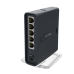 MikroTik hAP ac lite with 650MHz CPU, 64MB RAM, 5xLAN, built-in 2.4Ghz 802.11b/g/n two chain wireless with integrated antennas, built-in 5Ghz 802.11ac single chain wireless with integrated antenna, U MikroTik hAP ac lite with 650MHz CPU, 64MB RAM, 5xLAN, built-in 2.4Ghz 802.11b/g/n two chain wireless with integrated antennas, built-in 5Ghz 802.11ac single chain wireless with integrated antenna, U