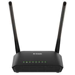 D-Link N300 Wi-Fi Router, 100Base-TX WAN, 4x100Base-TX LAN, 2x5dBi external antennas