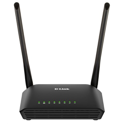 D-Link N300 Wi-Fi Router, 100Base-TX WAN, 4x100Base-TX LAN, 2x5dBi external antennas